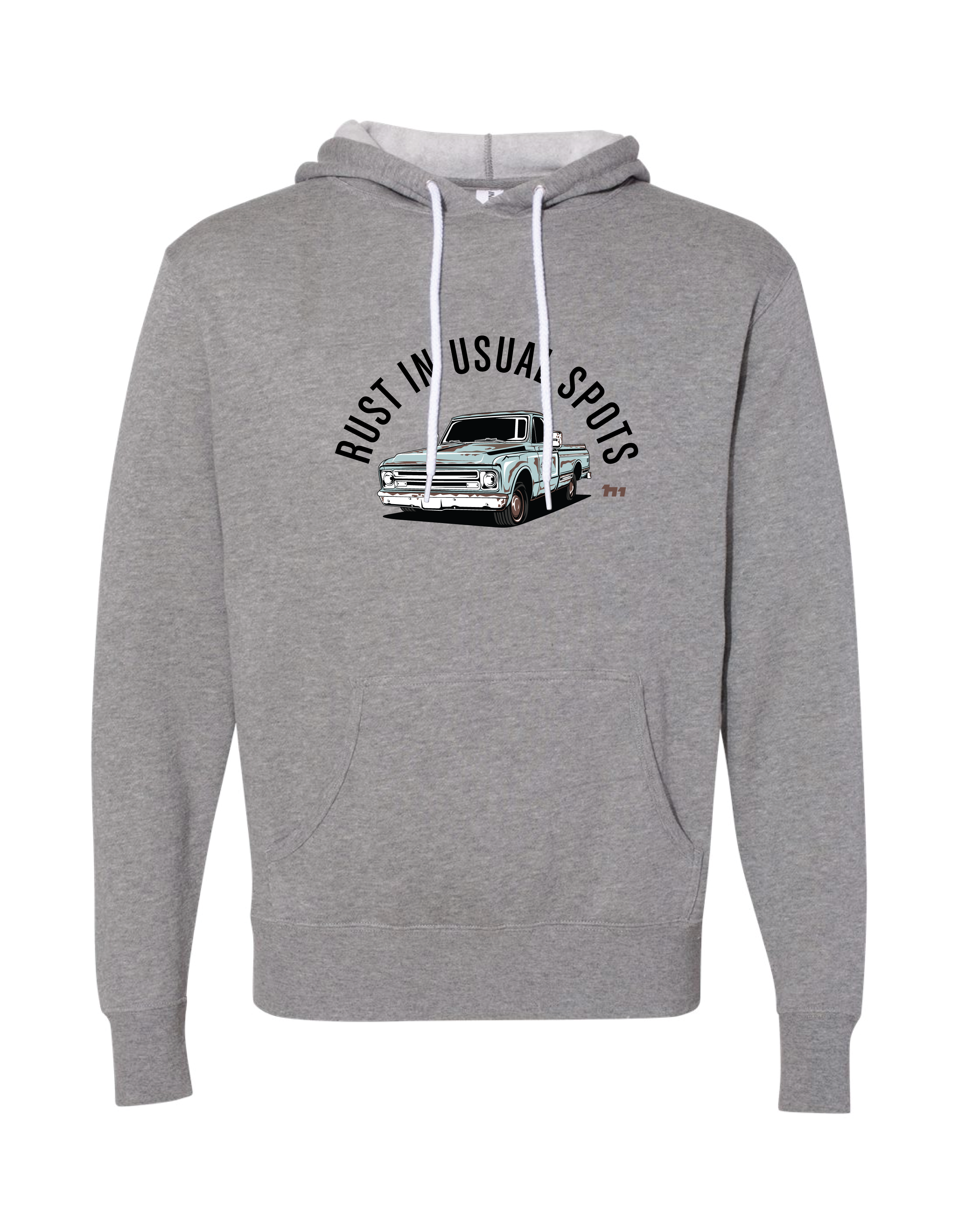 Afx90un Rust In Usual Spots Lightweight Hoodie – Hodson Motors