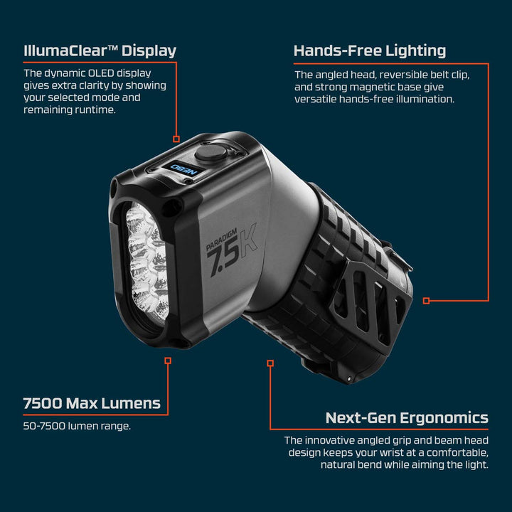 NEBO Paradigm 7500 Flashlight