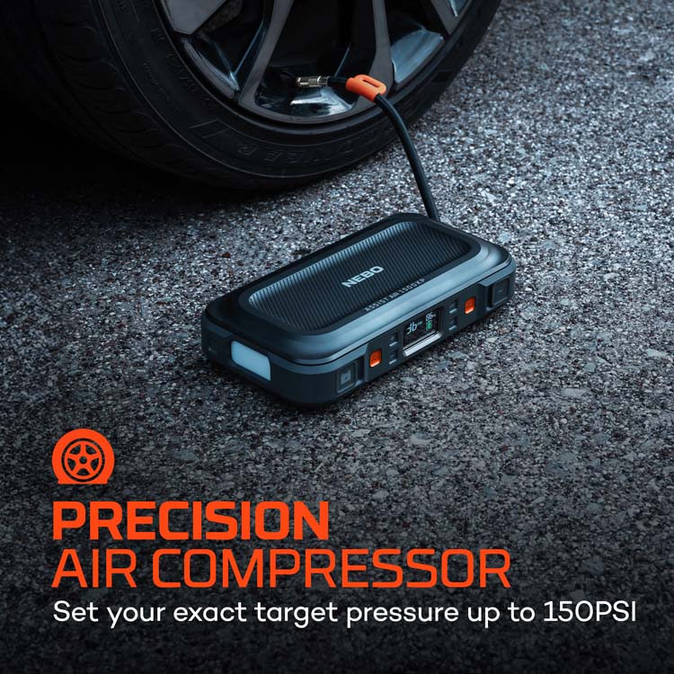NEBO Assist 1500XP Air - Portable Jump Box and Air Compressor