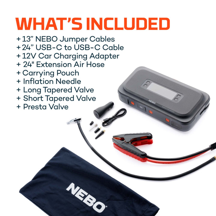 NEBO Assist 2500XP - Jump Starter/Compressor/Inventory – Hodson Motors
