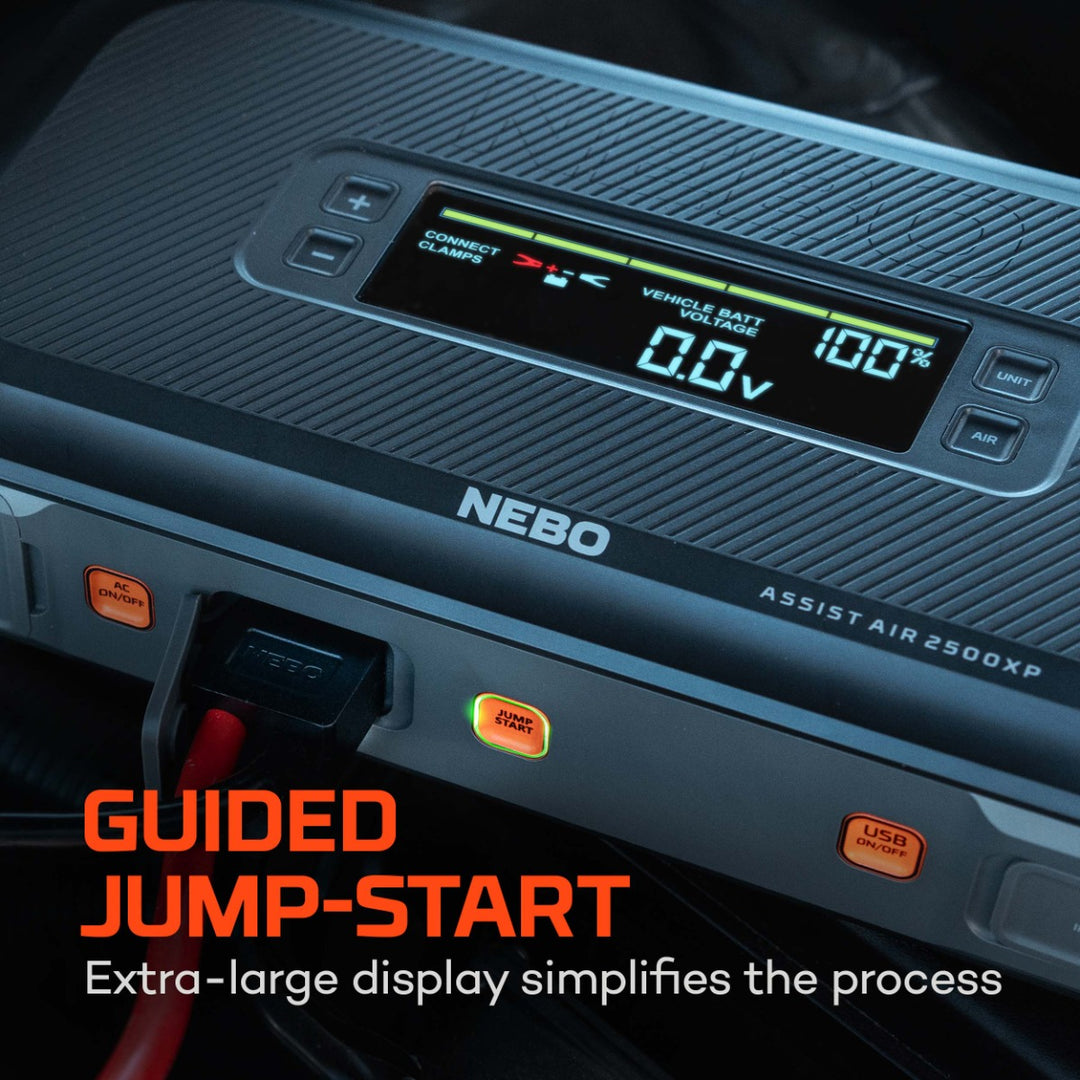 NEBO Assist 2500XP - Jump Starter/Compressor/Inventory – Hodson Motors