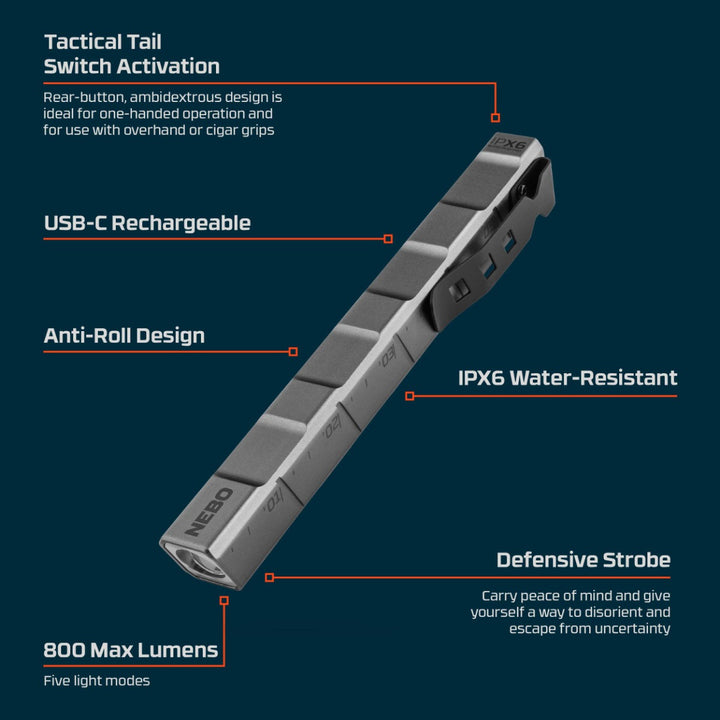 NEBO Edge 800 Pen Light – Hodson Motors