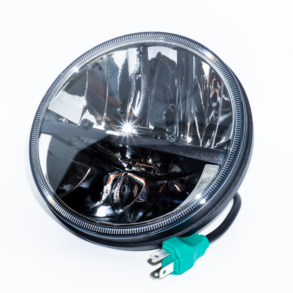 7" Semi-Sealed H4 Headlights With Integrated Indicator – Pair For Chevy, Ford, Hot Rods